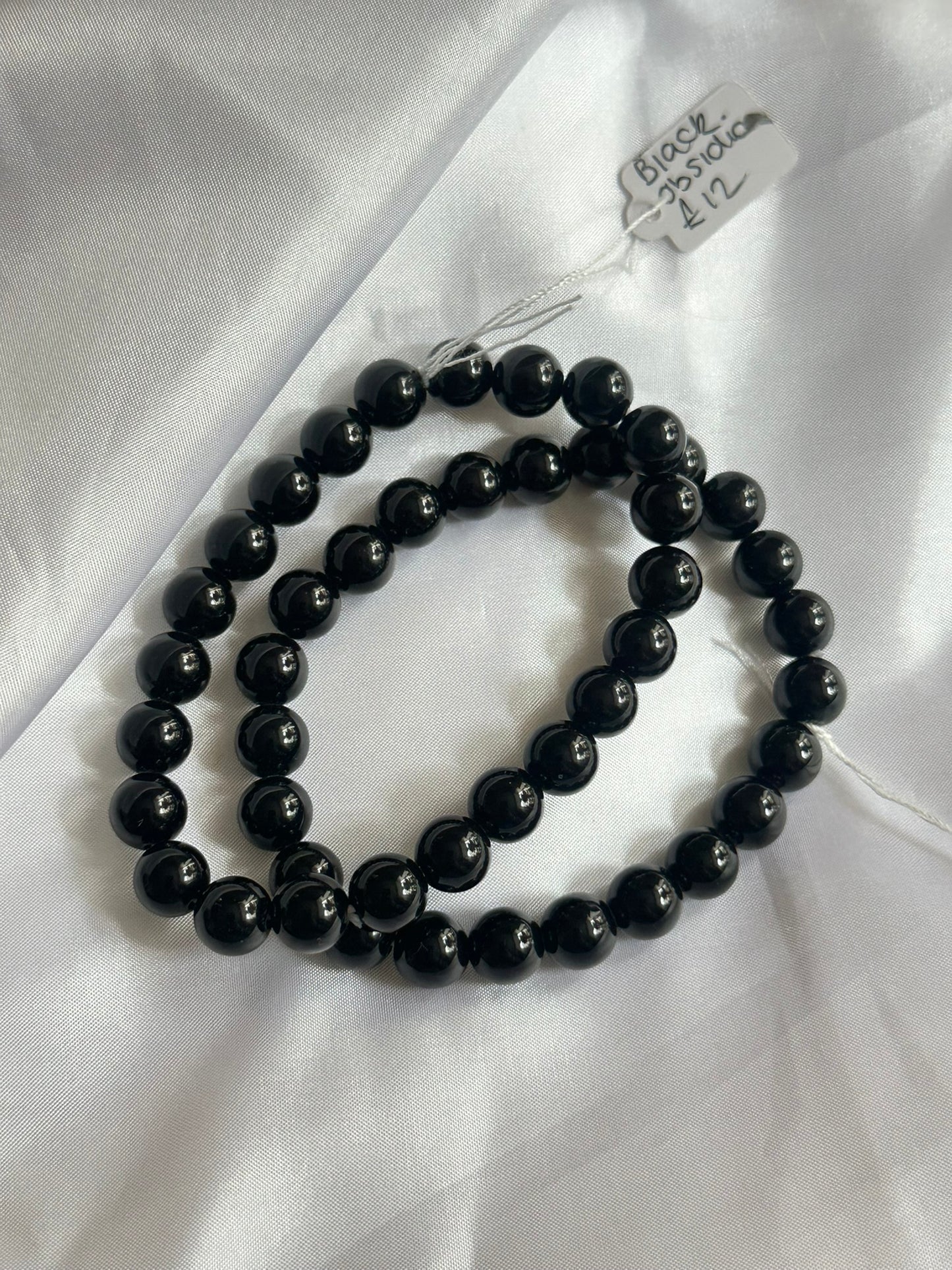 Black obsidian bracelet