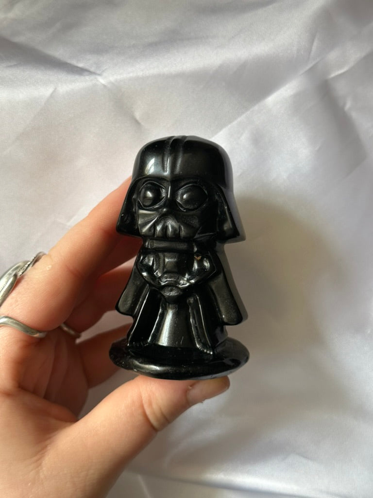 Black obsidian darth vader
