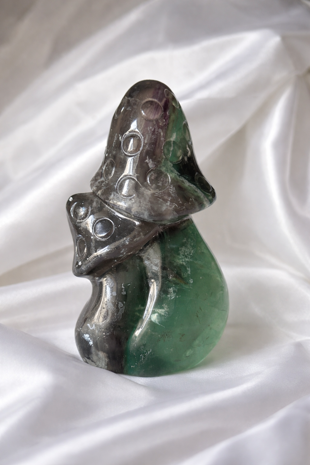 XL fluorite mushroom cluster